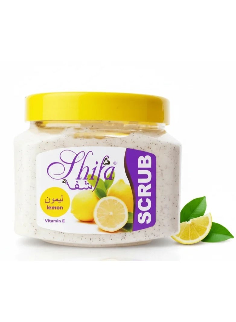 Shifa Lemon Scrub With Vitamin E 500ml
