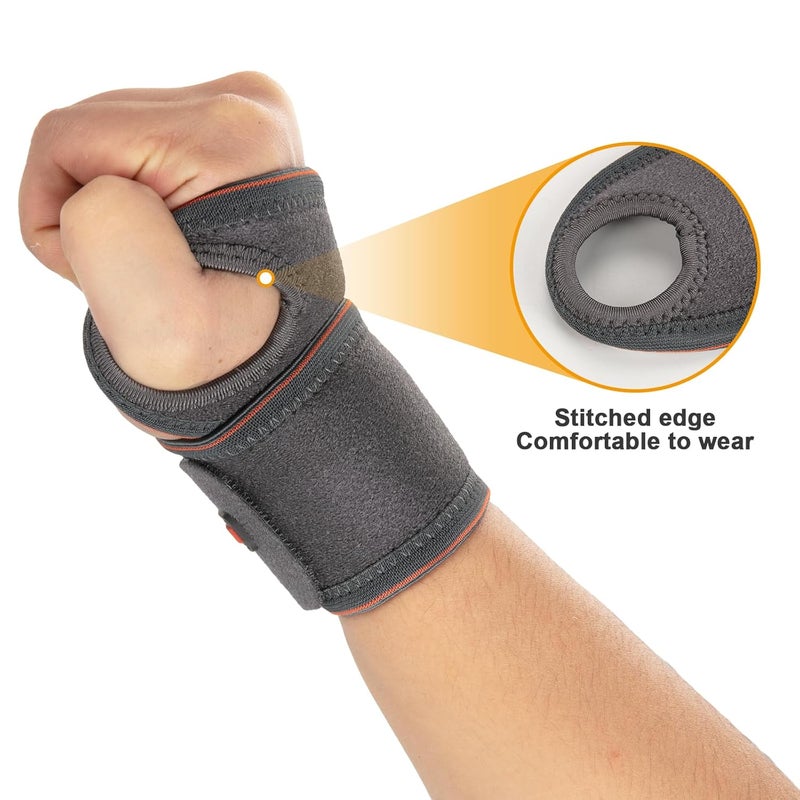 PROIRON Wrist Support Wrist Compression Strap and Wrist Brace Sport for Fitness, Weightlifting, Tendonitis, Carpal Tunnel Arthritis, Pain Relief-Wear Anywhere-Adjustable (Single/Pair) - Image 3