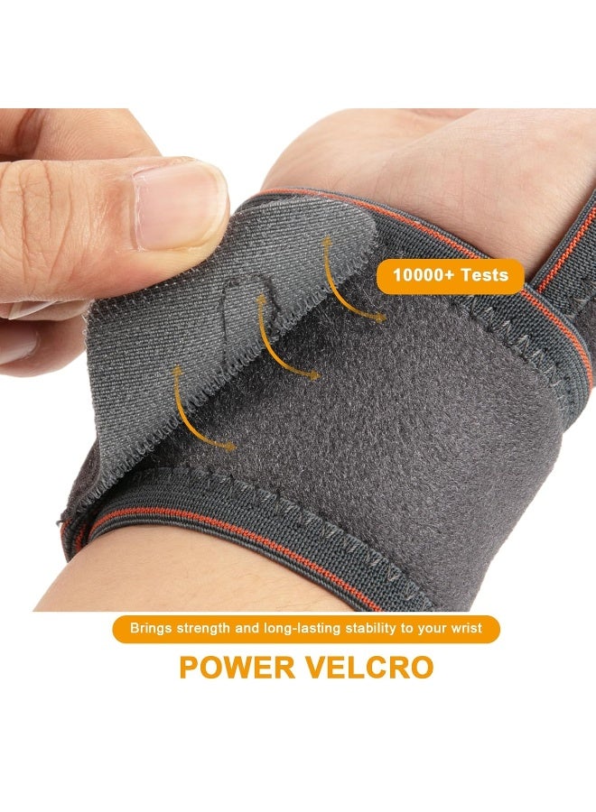 PROIRON Wrist Support Wrist Compression Strap and Wrist Brace Sport for Fitness, Weightlifting, Tendonitis, Carpal Tunnel Arthritis, Pain Relief-Wear Anywhere-Adjustable (Single/Pair) - Image 4