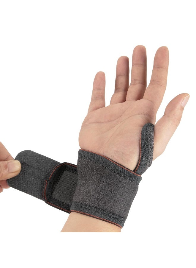 PROIRON Wrist Support Wrist Compression Strap and Wrist Brace Sport for Fitness, Weightlifting, Tendonitis, Carpal Tunnel Arthritis, Pain Relief-Wear Anywhere-Adjustable (Single/Pair) - Image 1
