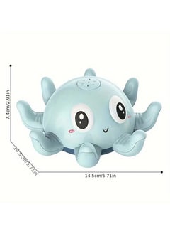 Arabest Bath Toys for Toddlers, Octopus Light Up Spray Baby Bathtub Toy, Induction Sprinkler Kids Water Toys for Bathroom, Pool, Bathtub (Pink)  - Image 4