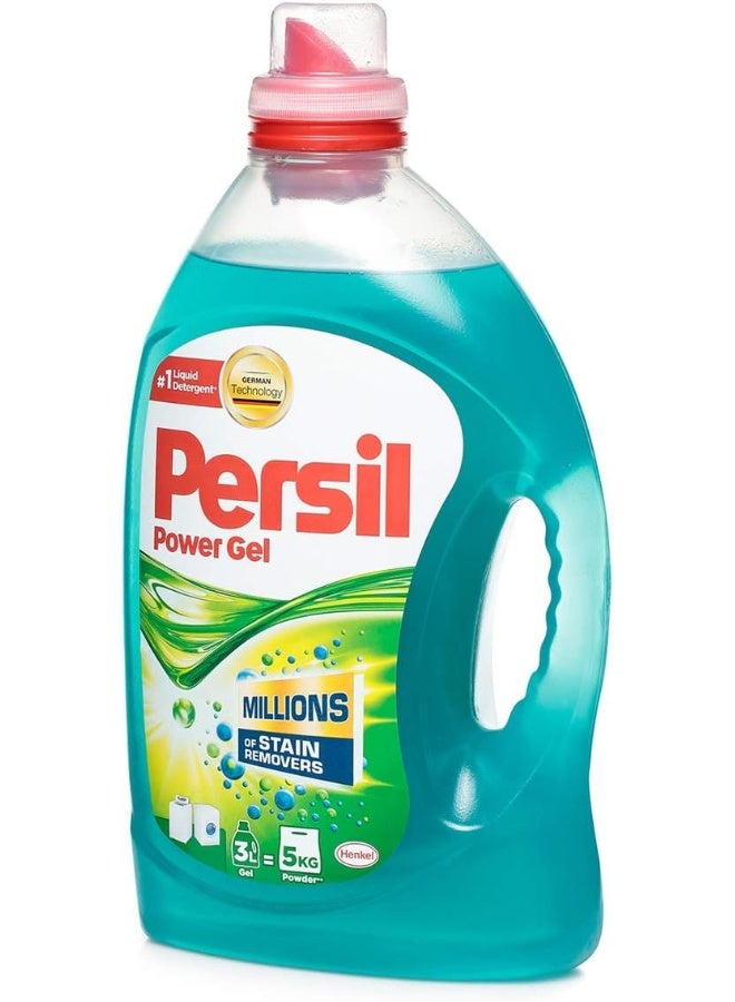 Persil Power Gel Liquid Laundry Detergent, With Deep Clean Technology, 3 L - Image 1
