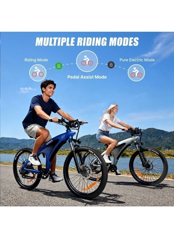TOURII Q5 Electric Mountain Off-Road Bike, 650W, 48V 13Ah, 27.5 inch - Image 5