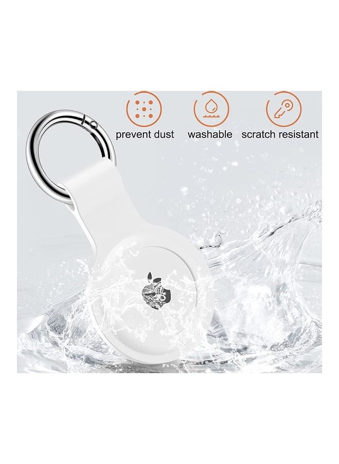 NIBEMINENT - Protective Cover For Apple AirTag White - Image 1
