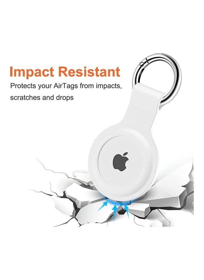 NIBEMINENT - Protective Cover For Apple AirTag White - Image 1