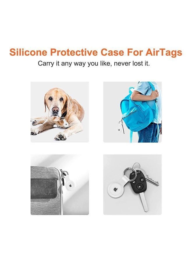 NIBEMINENT - Protective Cover For Apple AirTag White - Image 1