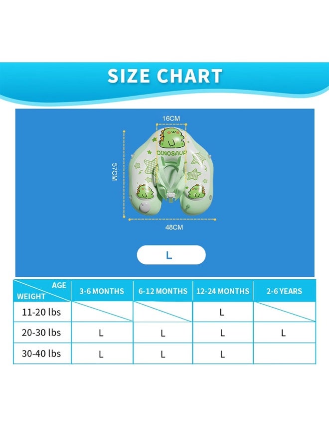 Vividorad Baby Swimming Float Inflatable,  Inflatable Kids Pool Floats,Baby Pool Float Ring with Sun Canopy Inflatable, Inflatable Swimming Floats for Age of 6-36 Months - Image 2