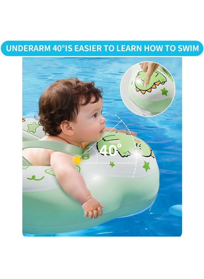 Vividorad Baby Swimming Float Inflatable,  Inflatable Kids Pool Floats,Baby Pool Float Ring with Sun Canopy Inflatable, Inflatable Swimming Floats for Age of 6-36 Months - Image 4