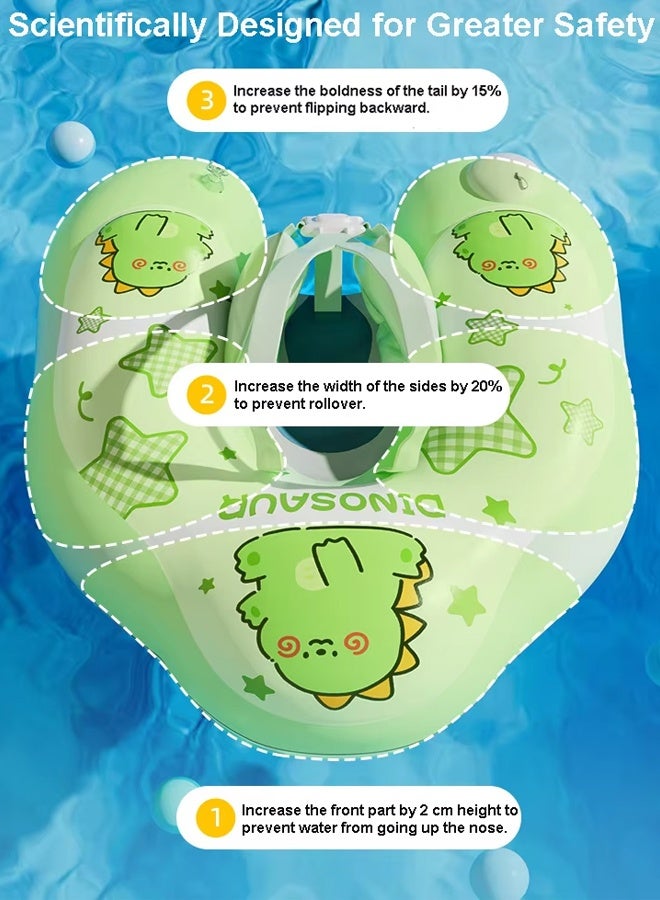 Vividorad Baby Swimming Float Inflatable,  Inflatable Kids Pool Floats,Baby Pool Float Ring with Sun Canopy Inflatable, Inflatable Swimming Floats for Age of 6-36 Months - Image 5