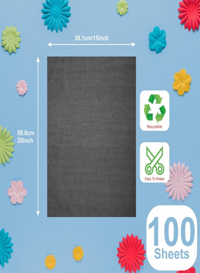 Purple Papers Black Tissue Paper for Gift Bags - 15"x20" Sheets (Pack of 100) - Bulk Black Tissue Paper Sheets for Wrapping, Crafting, and Gift Wrapping - Image 2