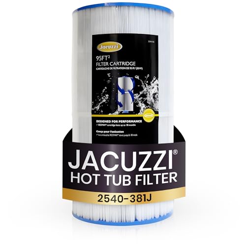 Jacuzzi 2540381 Filter Cartridge for J200 Hot Tubs Compatible with J200 Series Hot Tubs from 2007 Onwards