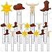 Civaner 36pcs Western Cowboy Party Bubble Wands Bubble Mini Wands Tube Bulk Theme Maker Gifts Goody Bag Stuffers Birthday Crafts - Image 2
