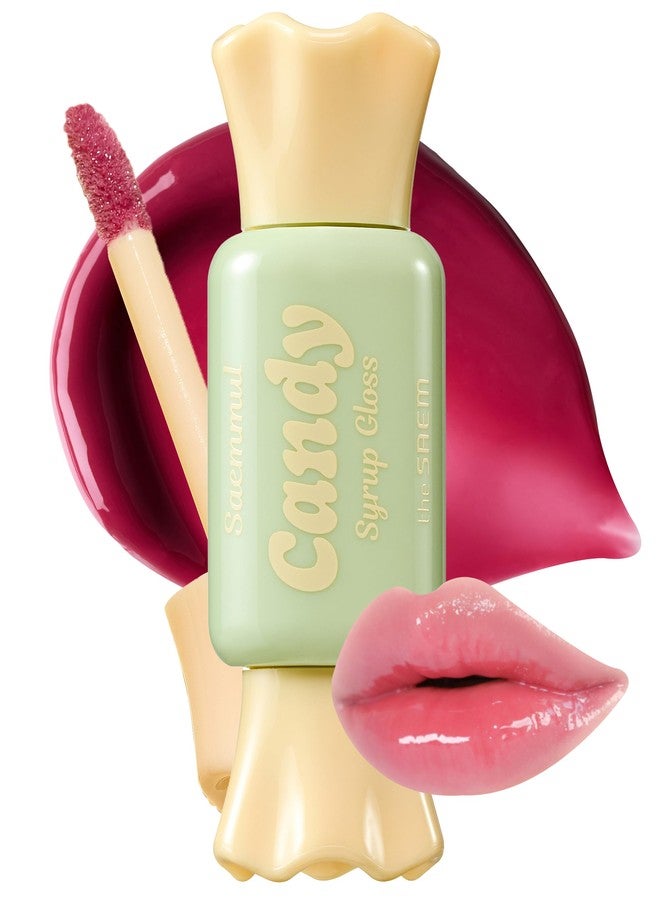 THESAEM Saemmul Candy Syrup Gloss 01 Guava Syrup - Buildable High Shine Bouncy Lips with Cute Candy Tint - Long Lasting Plumping & Moisturizing, 0.2 fl.oz. - Image 1