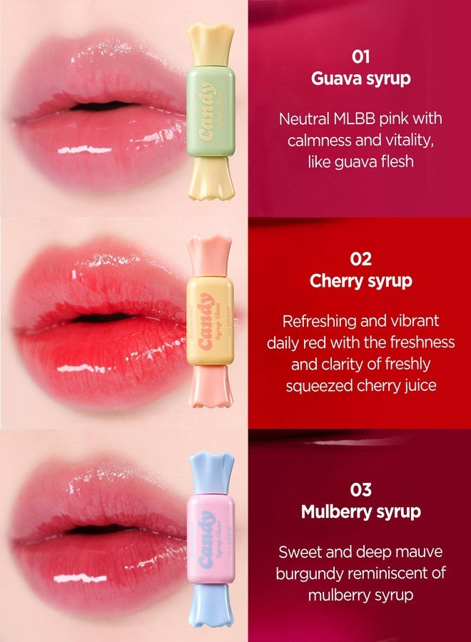 THESAEM Saemmul Candy Syrup Gloss 01 Guava Syrup - Buildable High Shine Bouncy Lips with Cute Candy Tint - Long Lasting Plumping & Moisturizing, 0.2 fl.oz. - Image 3
