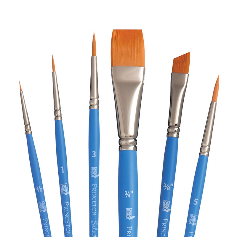Princeton Select Artiste Paintbrush, Size 3/0, Blue - Image 1