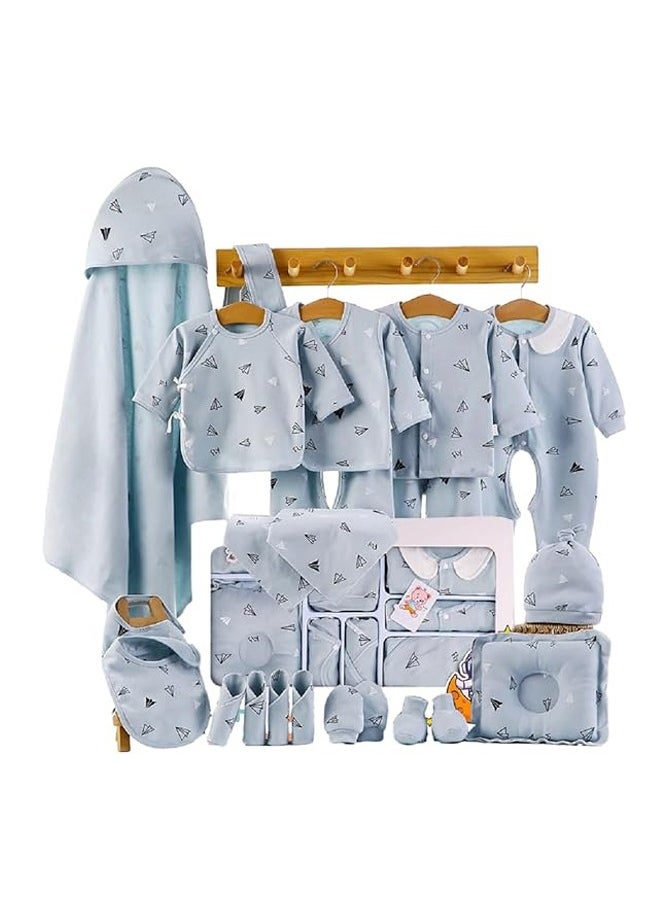 HALAYAYA - Newborn Baby Gifts Set Newborn Layette Gifts Set Baby Girl Boys Gifts Premium Cotton Baby Clothes Accessories Set Fits Newborn to 3 Months - Image 1