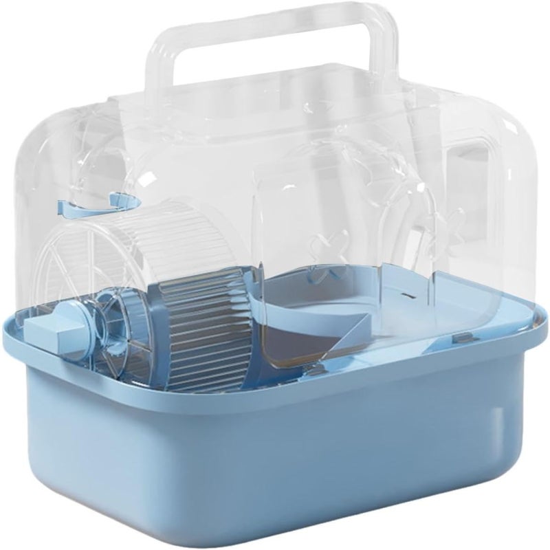 Hamster cage, golden bear luxury villa, acrylic transparent hamster special feeding box, cheap going out portable cage - Image 1
