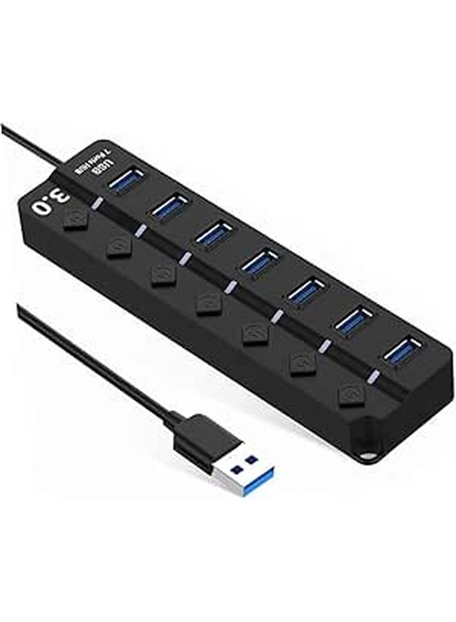 USB C Hub High Speed Data Transfer Led Indicator External Power Supply For Laptop - Image 1