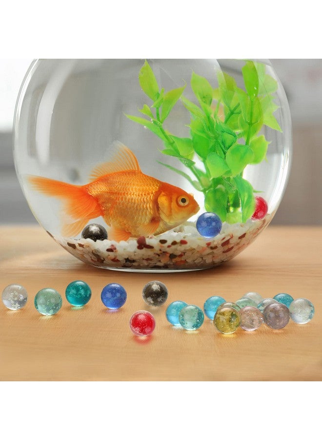 سكايليتي 20 قطعة من الكرات الزجاجية المتوهجة في الظلام، كرات زجاجية مصنوعة يدويًا مزخرفة بألوان متعددة، ألعاب رياضية للمراهقين والبالغين (16 مم) - Image 3