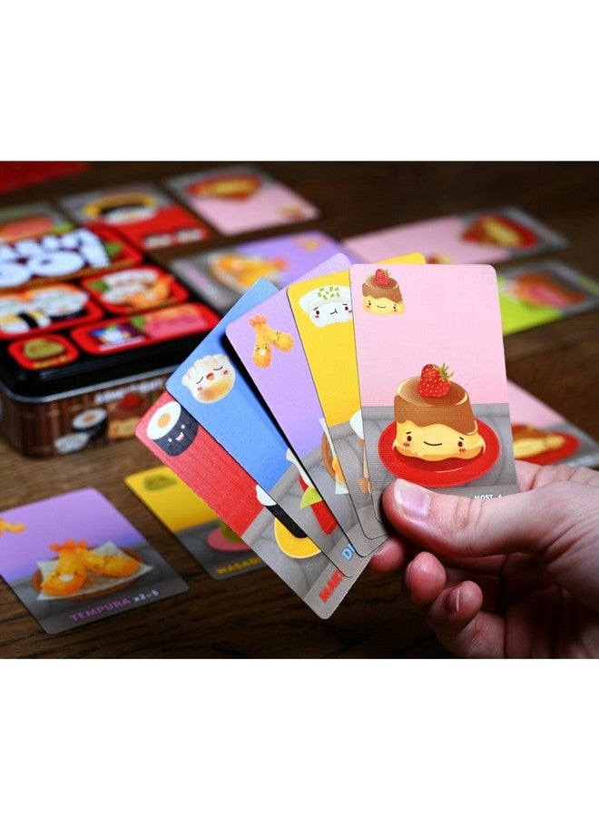غايمرايت Sushi Go - لعبة البطاقات العائلية Pick and Pass من Gamewright ، رائعة ل 2-5 لاعبين تتراوح أعمارهم بين 8 سنوات وما فوق - Image 2