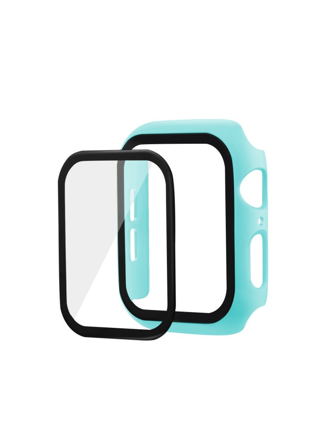 For Apple Watch Case All-inclusive 2-in -1 Drop-resistant Iwatch9 Protective Case Tempered Film Integrated Watch Protective Case - Image 1