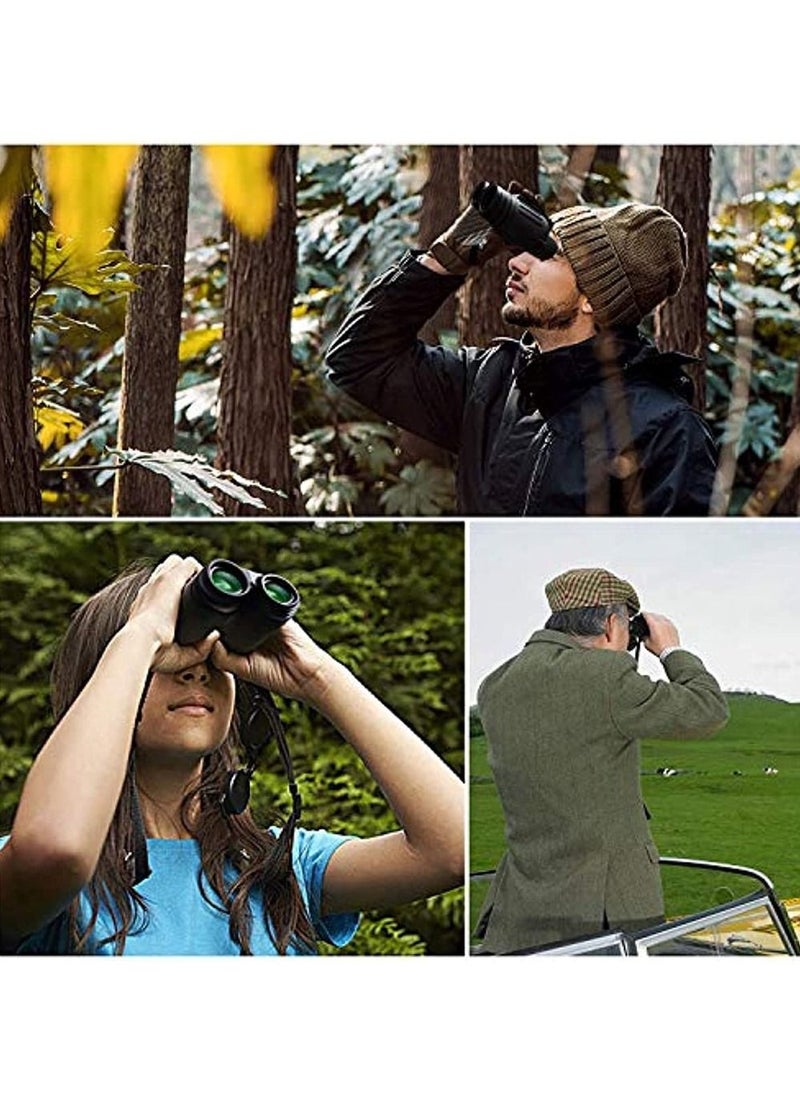 Generic - 10X25 Small Compact Lightweight Binoculars For Adults Kids Bird Watching Traveling Hiking Wildlife Watching Clear View Easy To Focus Pocket Folding Binoculars For Opera - Image 1