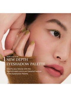 HINCE New Depth Eyeshadow Palette #Like a Scene - 10 Colors Eyeshadow Palette, Soft Beige and Muted Green, Highly-Pigmented, Nudes Warm Eye Makeup, Matte, Shimmer, Glitters for Perfect Eye Makeup  - Image 2