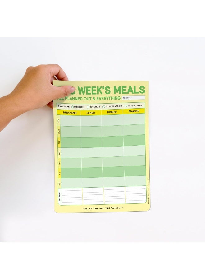 Knock Knock This Week's Meals Big & Sticky Notepads  - Image 5