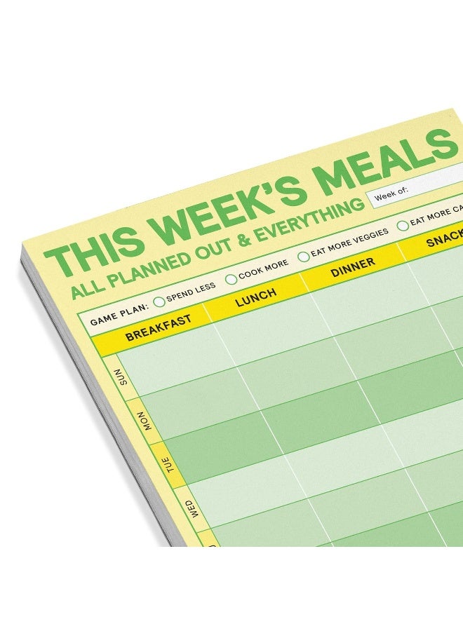 Knock Knock This Week's Meals Big & Sticky Notepads  - Image 4