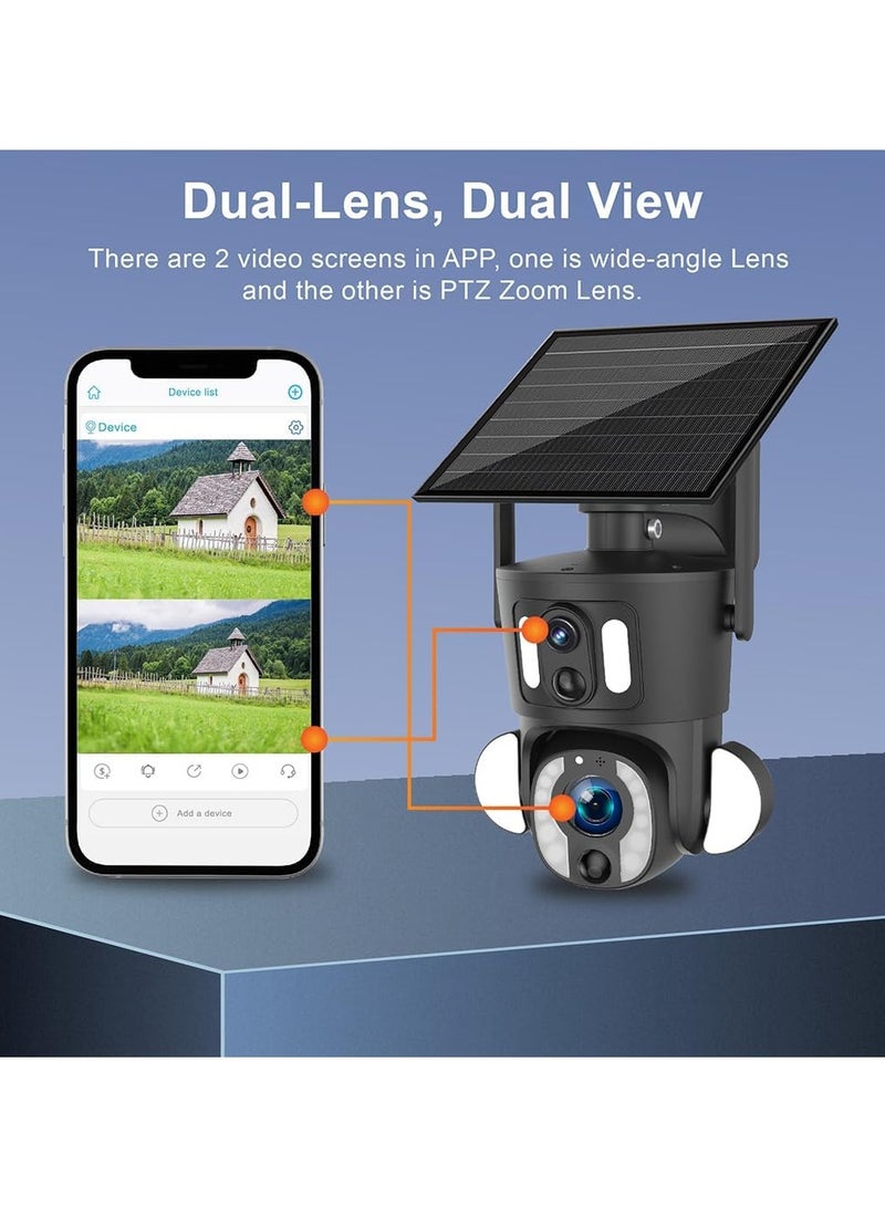 Crony SD3210 Solar PTZ Wireless Dual Lens 10X Zoom Camera - Image 4