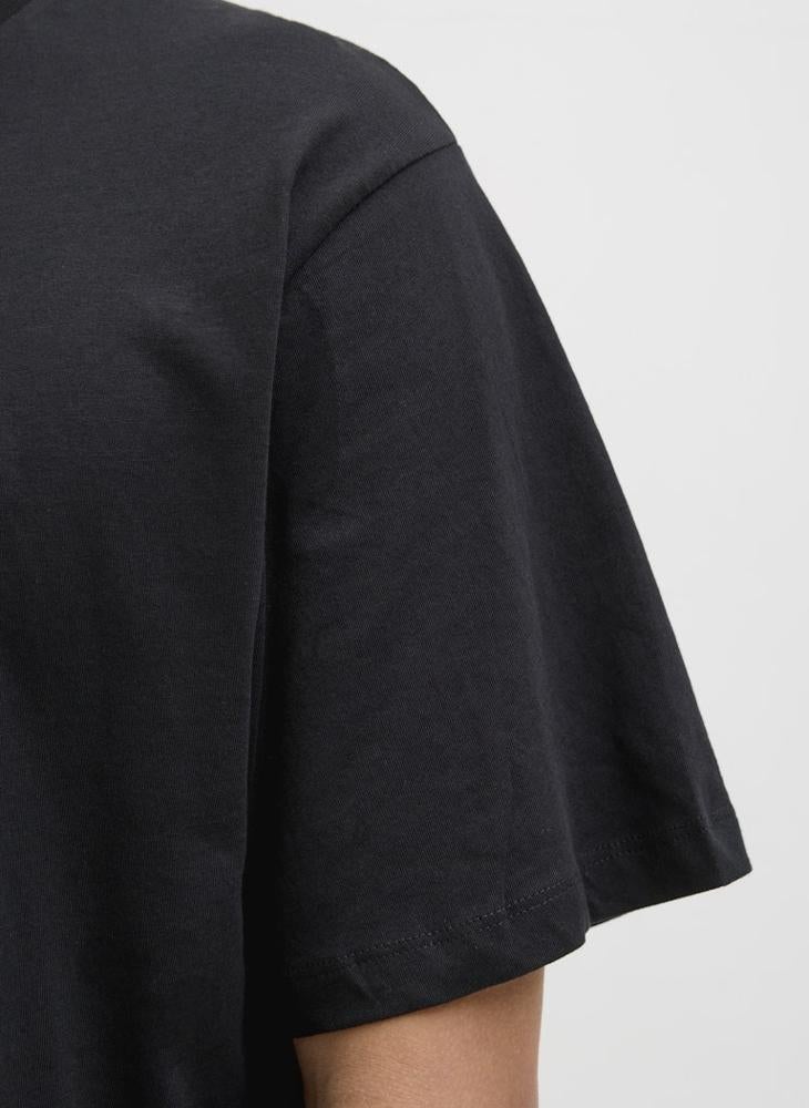 جاك اند جونز مجموعة تيشيرت جي جي هوجو بياقة مستديرة وقصّة فضفاضة - مكونة من 3 قطع - Image 5