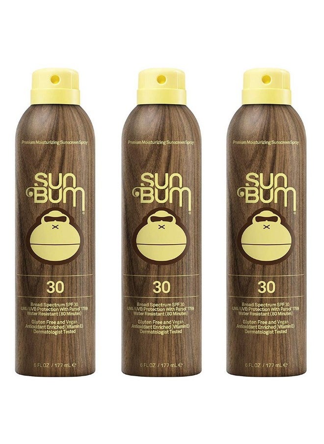 Sun Bum - Original Moisturizing Sunscreen Spray Spf 30 Vegan And Reef Friendly Octinoxate & Oxybenzone Free Broad Spectrum Uva/Uvb Sunscreen - Image 1