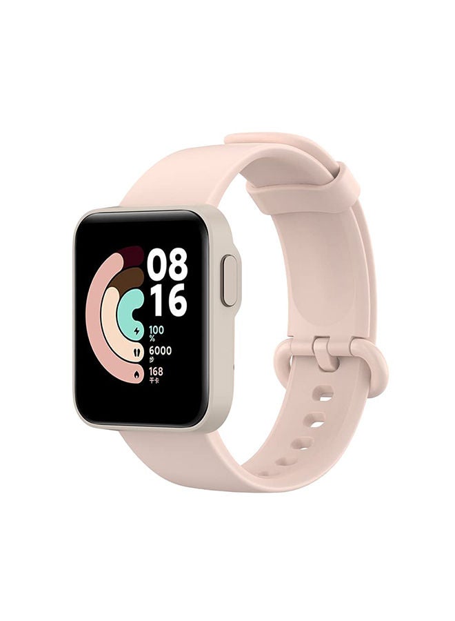 O Ozone Silicon Band+Matching case For Xiaomi MI Lite /Redmi Band Pink - Image 1