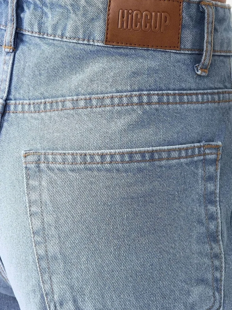 Hiccup Light Blue Denim Baggy Fit Denim Jeans for Women | Best Price UAE