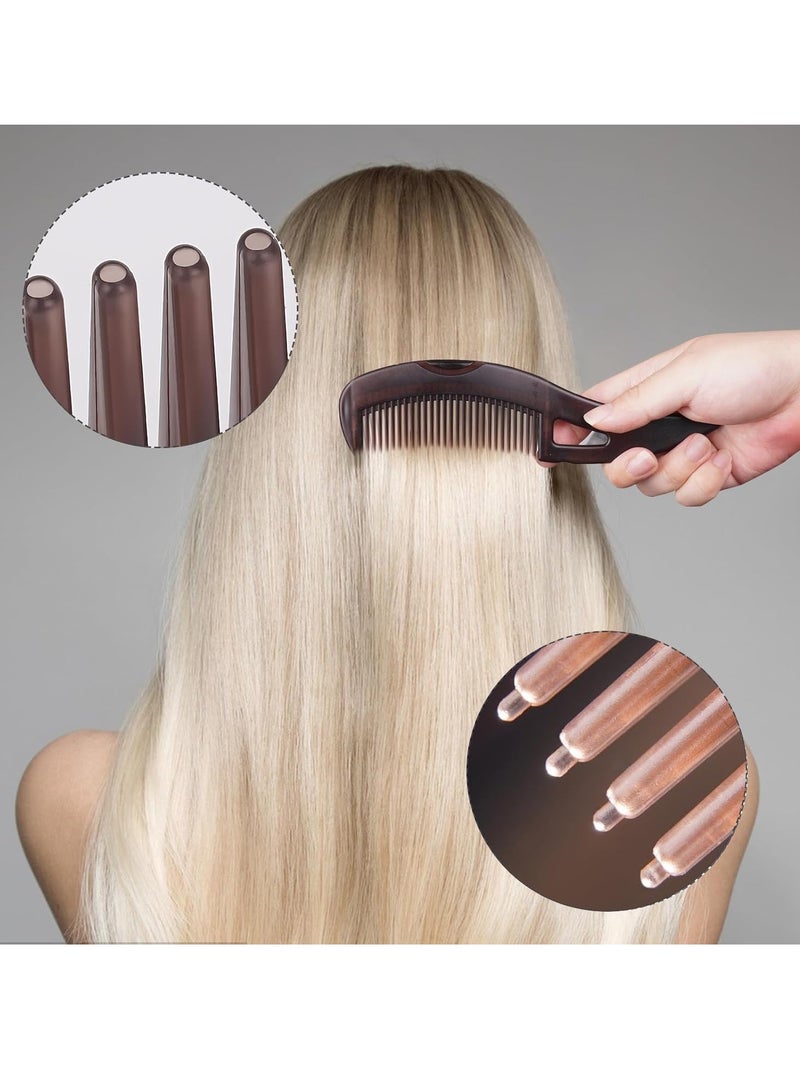Multi-Purpose Anti-Dandruff Comb – Hollow Button Design for Detox & Scalp Psoriasis Relief, Lice Removal & Energy Massage Comb for Women, Men & Kids - Image 3