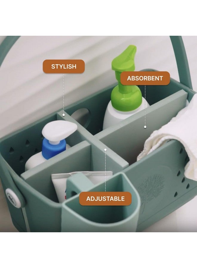 Parker Baby Co. Parker Baby Bath Caddy Inserts | Matching Color Divider for our Shower Caddy Organizer | Makes Multiple Adjustable Compartments  - Image 5