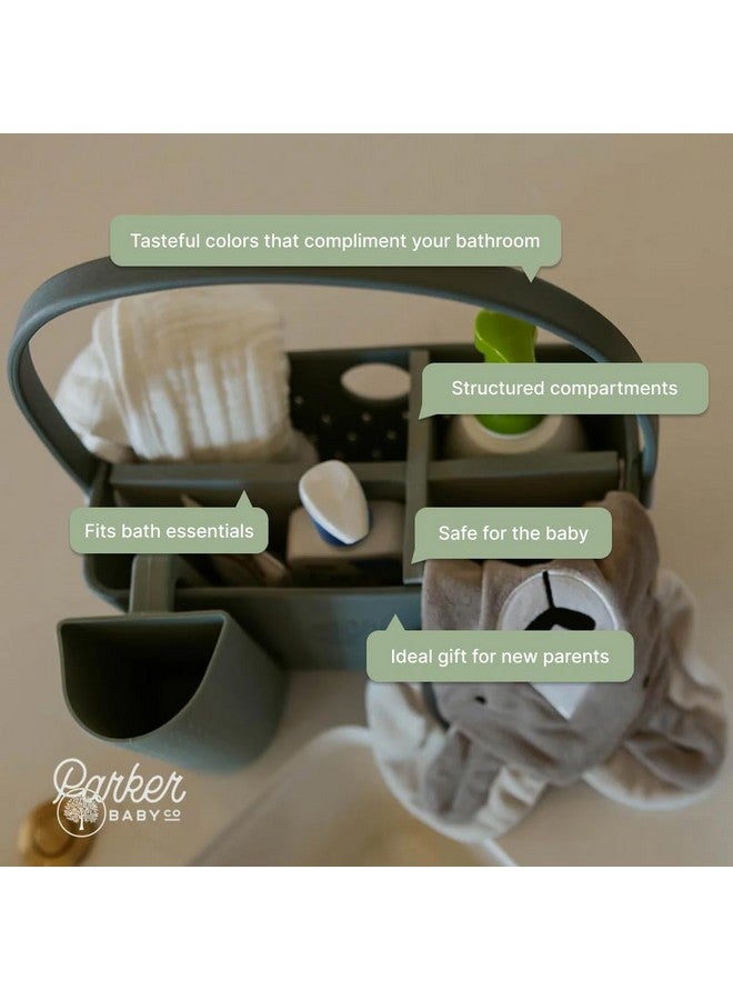 Parker Baby Co. Parker Baby Bath Caddy Inserts | Matching Color Divider for our Shower Caddy Organizer | Makes Multiple Adjustable Compartments  - Image 3