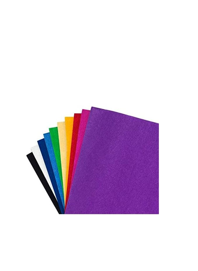 Terabyte أوراق الفelt A3 42 سم × 29.7 سم مجموعة 10 ألوان أوراق الفelt قاسية قماش felt صلب مربعات felt للحرف 1 مم سمك للأطفال المدرسة DIY الحرف العمل بالخياطة التطريز مشاريع الحرف - Image 2