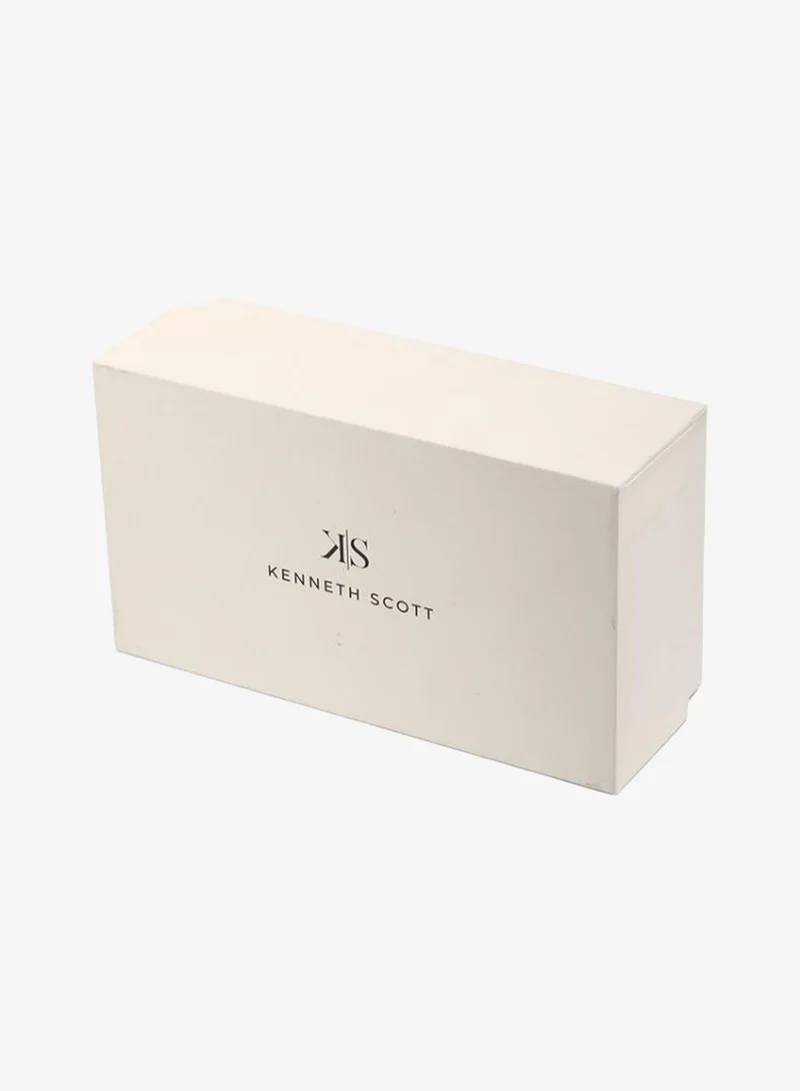 Kenneth Scott Rose Gold Women's Stainless Steel Analog Watch K23542-RBKK - 28 mm for Women | Best Price UAE
