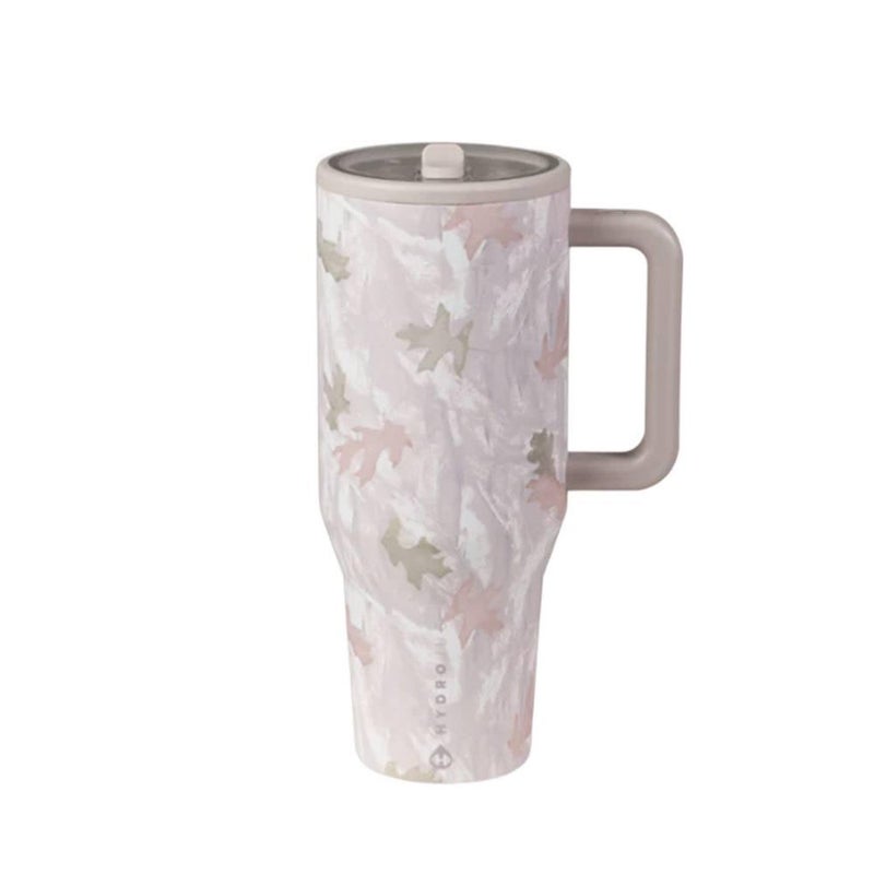 كوب قهوة بغطاء بشفاط وغطاء مانع للتسرب من ستانلس ستيل وجدار مزدوج، 32 oz، مناسب للتنقل مع غطاء بقشة من الستانلس ستيل - Image 1