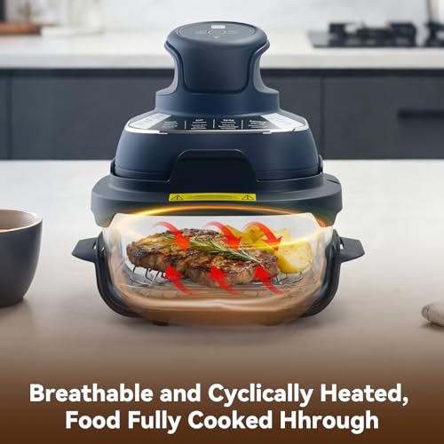 AODPWEN 2PCS Crisper Stainless Steel Rack Compatible with Ninja Glass Air Fryer, Air Fryer Accessories for Ninja Crispi Air Fryer FN101 Ninja Crispi Pro Air Fryer AS101 - Image 3