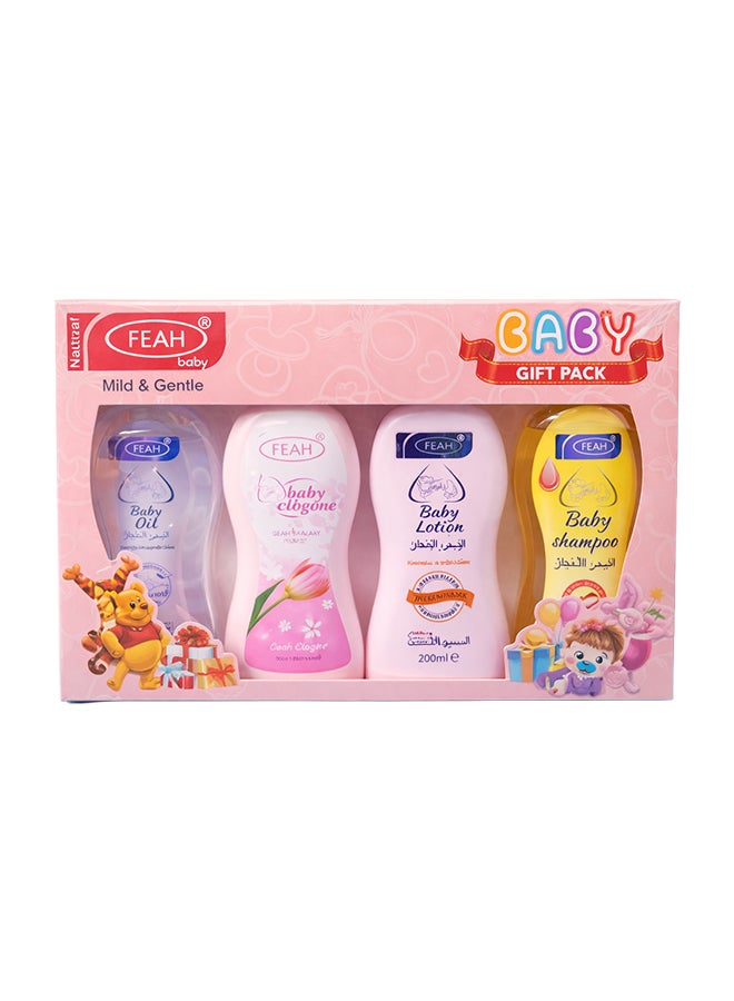 FEAH مجموعة هدايا فياه للعناية بالرضع - أساسيات العناية بالبشرة اليومية اللطيفة 200 مل - Image 1