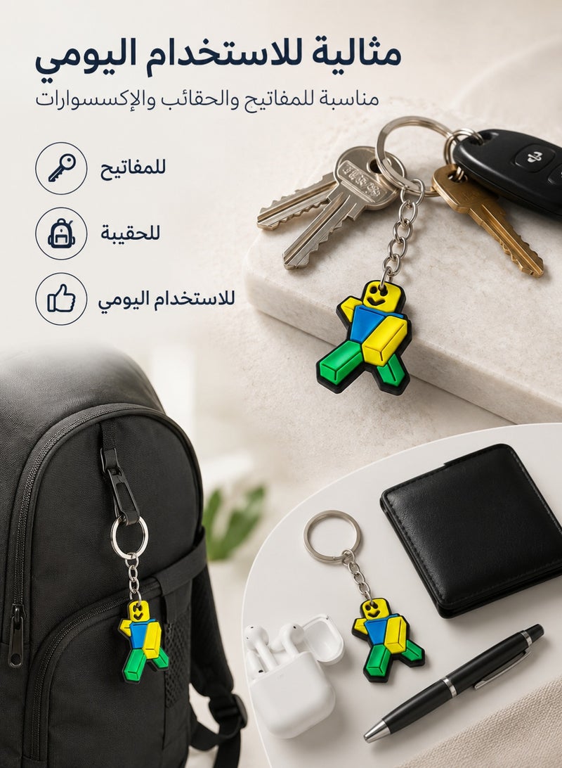Roblox Keychain Car key School Bag Pendant - Image 4