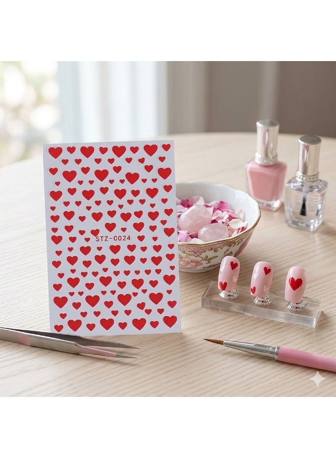Modern nail stickers - 3D for an attractive look in the nail basin - High quality sticker compatible with nail polish and gel. - Image 3