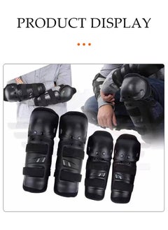 Motorcycle Knee And Elbow Guard Set,4Pcs Motorcycle Knee Shin Guards Elbow Guard Pads Universal Knee Brace and Elbow Guards for Bicycle, MTB Bike, Motocross Racing, Rollerblading, Extreme Sports - pzsku/Z76F082DC197679580813Z/45/_/1740185163/2bef5028-0f0c-4d18-8cb4-832a746f8d11