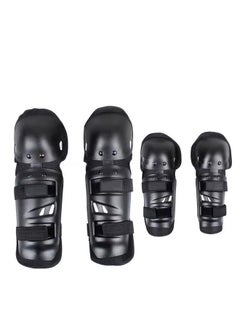 Motorcycle Knee And Elbow Guard Set,4Pcs Motorcycle Knee Shin Guards Elbow Guard Pads Universal Knee Brace and Elbow Guards for Bicycle, MTB Bike, Motocross Racing, Rollerblading, Extreme Sports - pzsku/Z76F082DC197679580813Z/45/_/1740185164/5a199f5d-901e-40e4-bcb8-c80e9540f94b