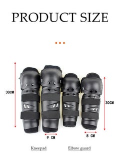 Motorcycle Knee And Elbow Guard Set,4Pcs Motorcycle Knee Shin Guards Elbow Guard Pads Universal Knee Brace and Elbow Guards for Bicycle, MTB Bike, Motocross Racing, Rollerblading, Extreme Sports - pzsku/Z76F082DC197679580813Z/45/_/1740185165/a4f59e48-930f-4903-b5ed-df1bc59db1a6