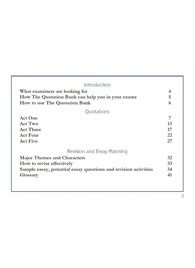 null - The Quotation Bank: Macbeth GCSE Revision and Study Guide for English Literature 9-1 - Image 1