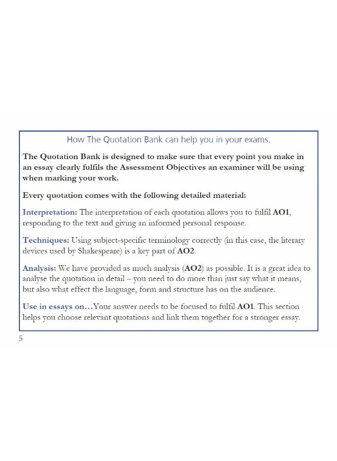 null - The Quotation Bank: Macbeth GCSE Revision and Study Guide for English Literature 9-1 - Image 1
