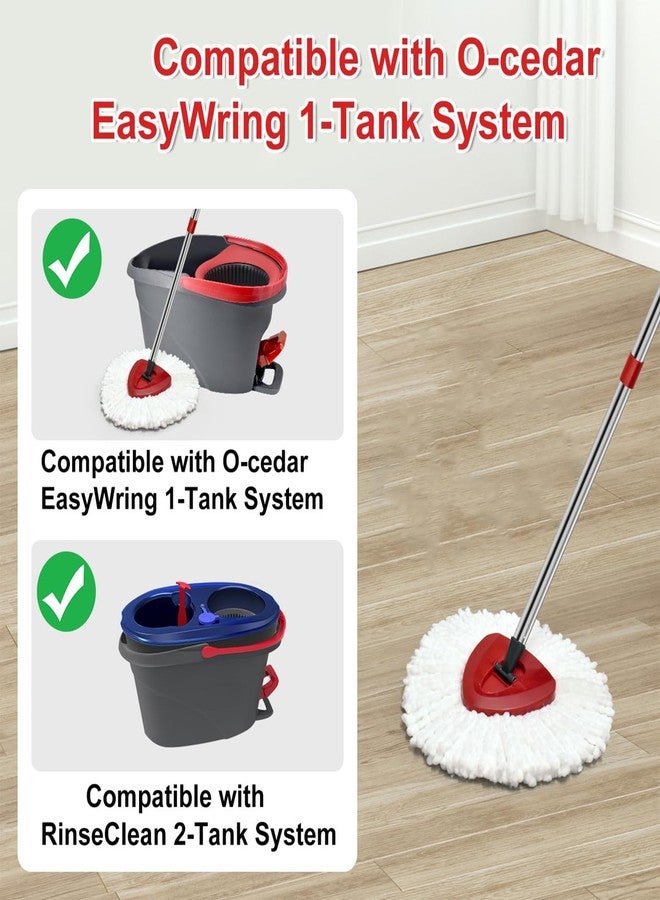 Mop Handle Replacement,4 Section Compatible with O-Cedar Spin Mop - Image 2